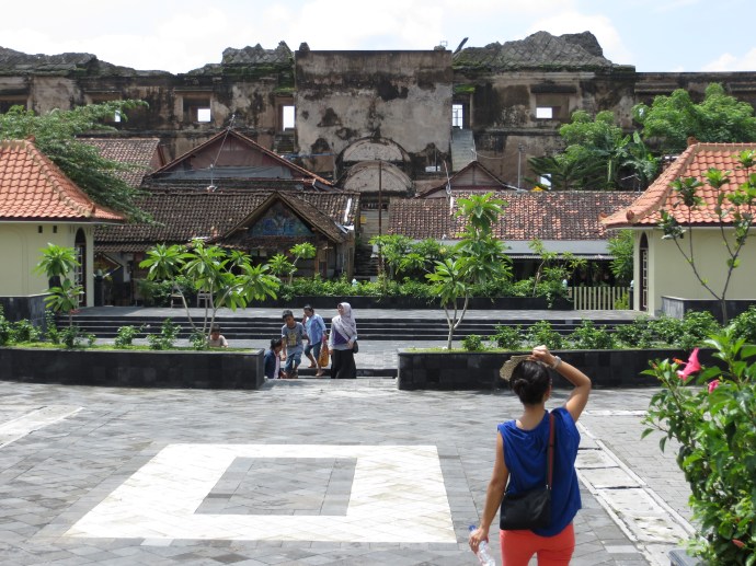 Ancient ruins of Tamansari, a bathing complex and water castle of the Sultanate of Jogjakarta