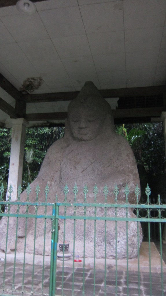 A giant Buddha statue carved in one stone. Dated back to the Majapahit era (13th-16th century).