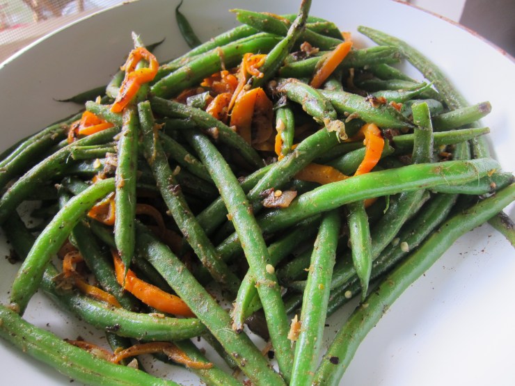 Sauteed Green Beans with Anchovies and Pepper by TCP