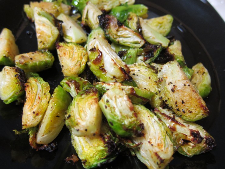 Broiled Brussels Sprouts by Harini