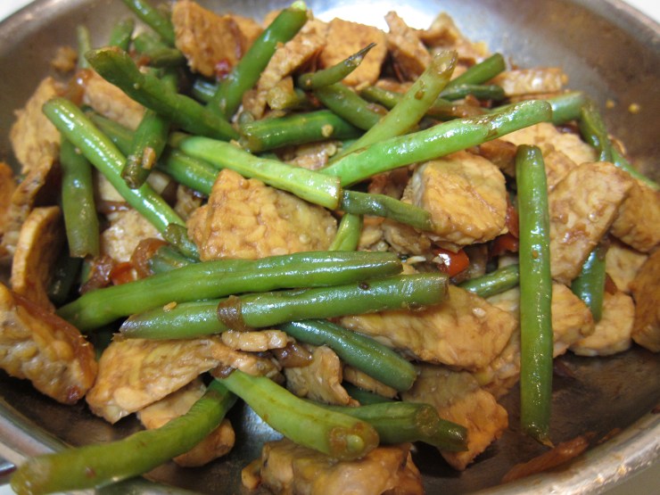 Green Beans and Tempeh by Harini