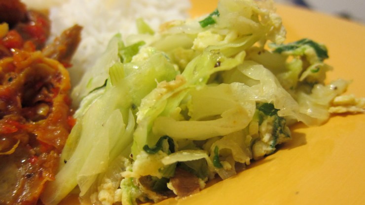 Stir-fry cabbage by Harini