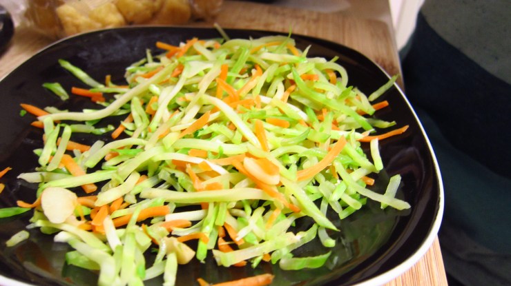 Veggies as the stuffing 