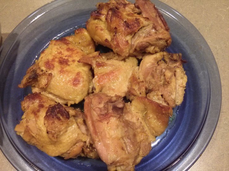 Cooked with onions, coconut milk, and spices